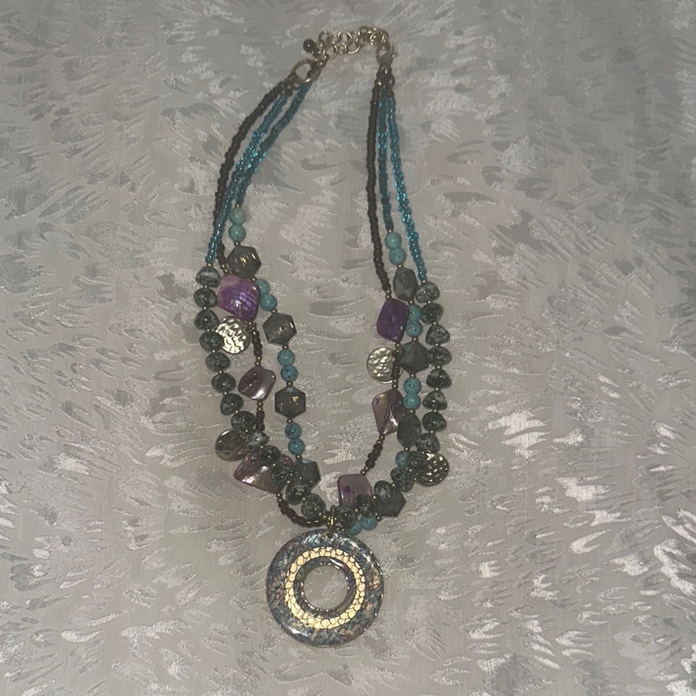 Elegant Multicolor Beaded Necklace